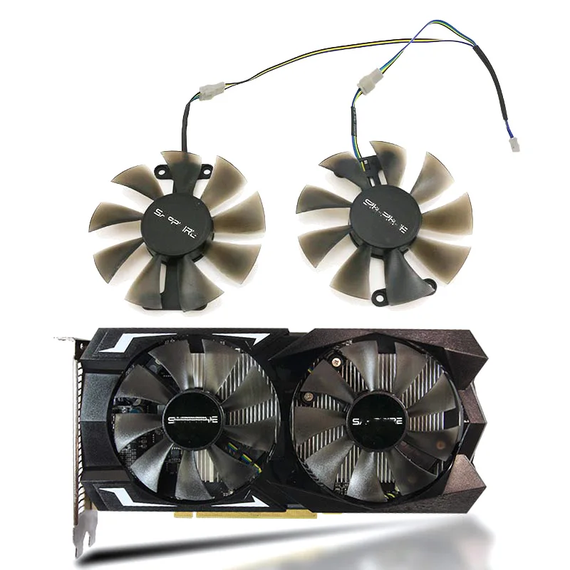 Вентилятор GA91S2H для видеокарты SAPPHIRE RX560 12 В 0 35 А 86 мм RX 560 4 контакта | Компьютеры и