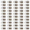 50 Pieces Keychain Split Ring Key Fob Hardware for Key Lanyard Key Chain Making 6