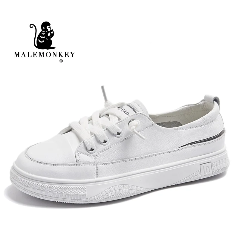 Casual Shoes for Women 2022 New High Qualtiy Lace up White Walking Shoes Soft Sole Non Slip Flat Student Female Shoes Handmade| | - AliExpress