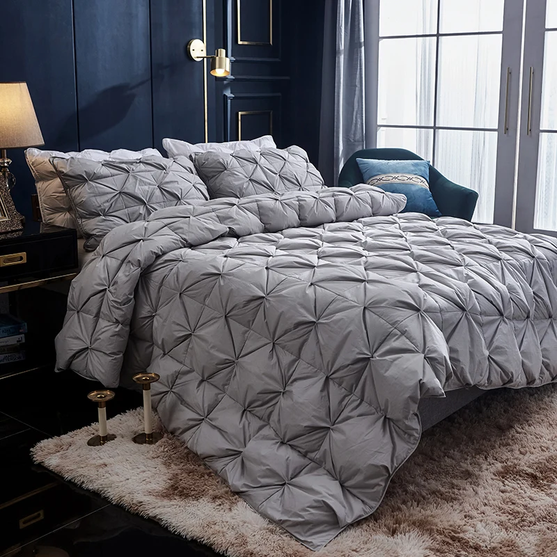 Top Grade 100 White Goose/duck Down Quilt High Quality Fivestar