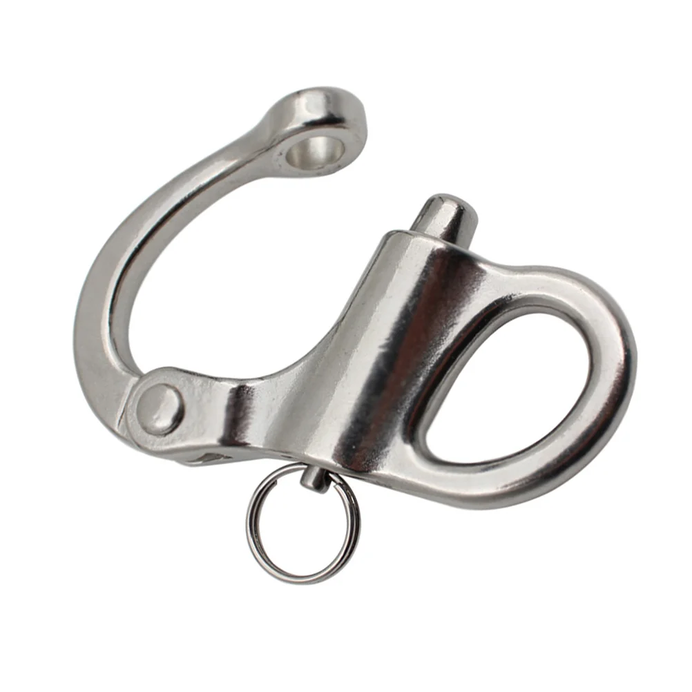 

Chains Fixed Shackle Stainless Steel Shackles Eye Snap Bumper Spring Self-locking