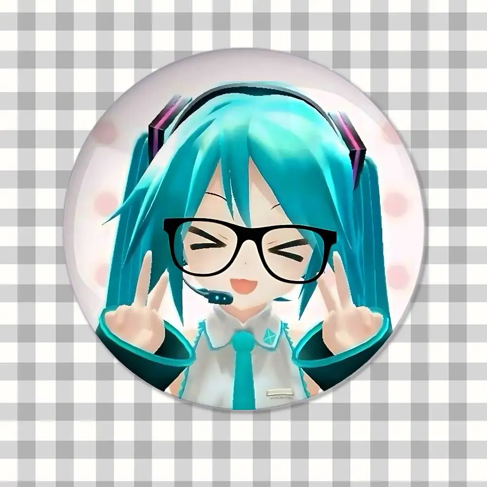 Niedliche Anime-H-hatsune-MikuS Kawaii-Anstecknadeln für Freunde, Rucksäcke, Kleidung, Sammleraccessoires, Schmuckgeschenk – Detail 7