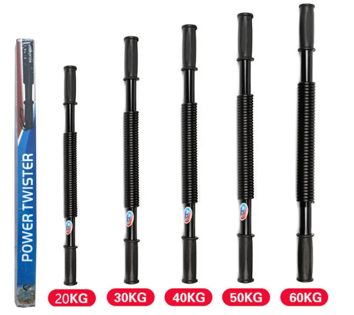 Arm Strength Trainer Fitness arm force device black spring home arm force bar chest expander fitness equipment grip bar