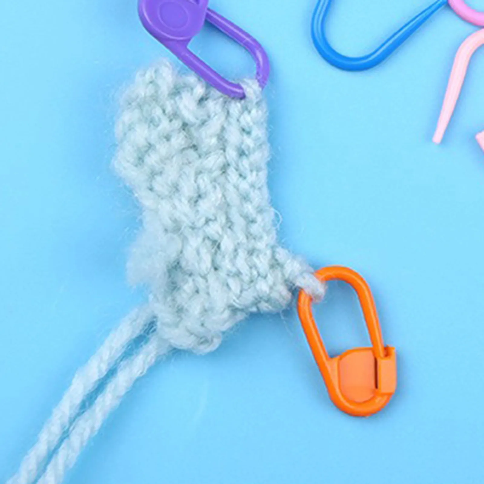 Knitting Supplies 104pcs Knitting Counter Crochet Locking Markers Needle Clip Pin For Diy Sweater Scarf With 8 Grid Pack Knitting Books For Kids