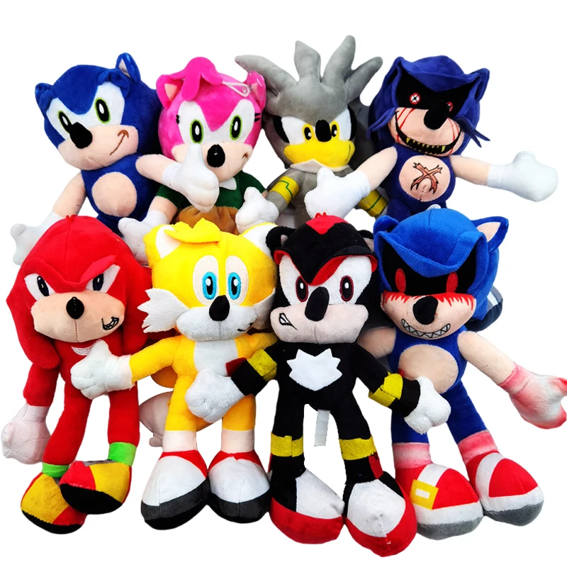 Hot Sale Sonic The Hedgehog Plush Doll Classic Anime Tails Amy