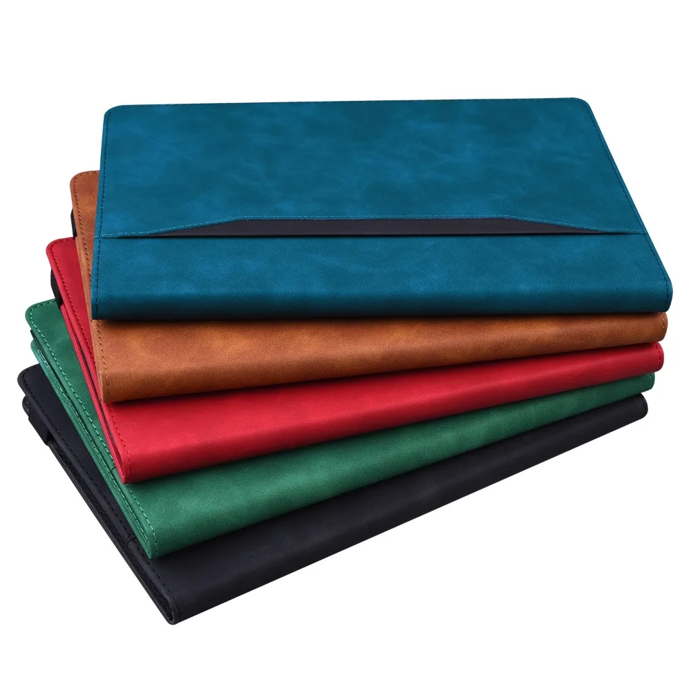 Premium Leather Wallet Stand Flip Tablet Case - Universal 8 Inch Cover