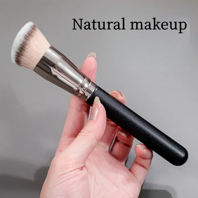 Makeup Brush Set Makeup Brush Makeup Tool Set Makeup Tool 1 Pc Professional Makeup Brushes Set High-End Foundation Concealer Contour Blending Beauty Cosmetic Brush Frosted Wooden Handle