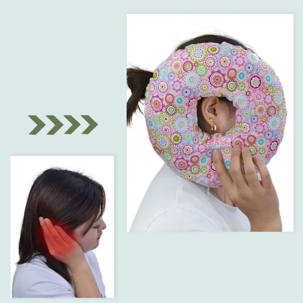 For Side Sleepers Pillow with an Ear Hole Ear Guard Piercing Pillow for CNH and Pain Inflammation Pressure Sores
