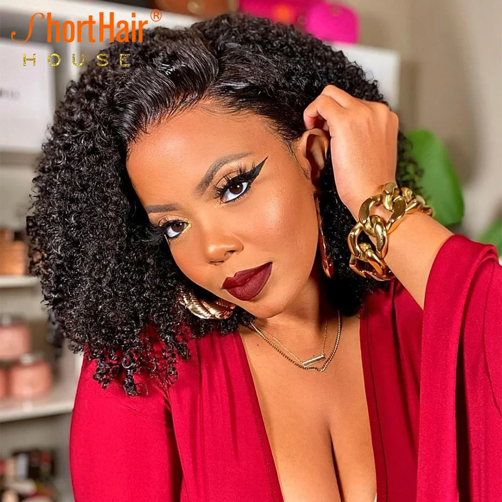 4X4 5x5 HD Lace Closure Human Hair Kinky Curly Hair Extensions Transparent Lace Frontal Remy Vietnamese Free Part Small Knots
