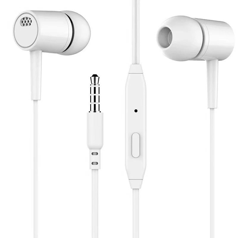 

D21 Bass Heavy In-ear Wired Headset In-line 3.5mm Direct Plug Universal with Wheat Lightweight New Game Earbuds Headset