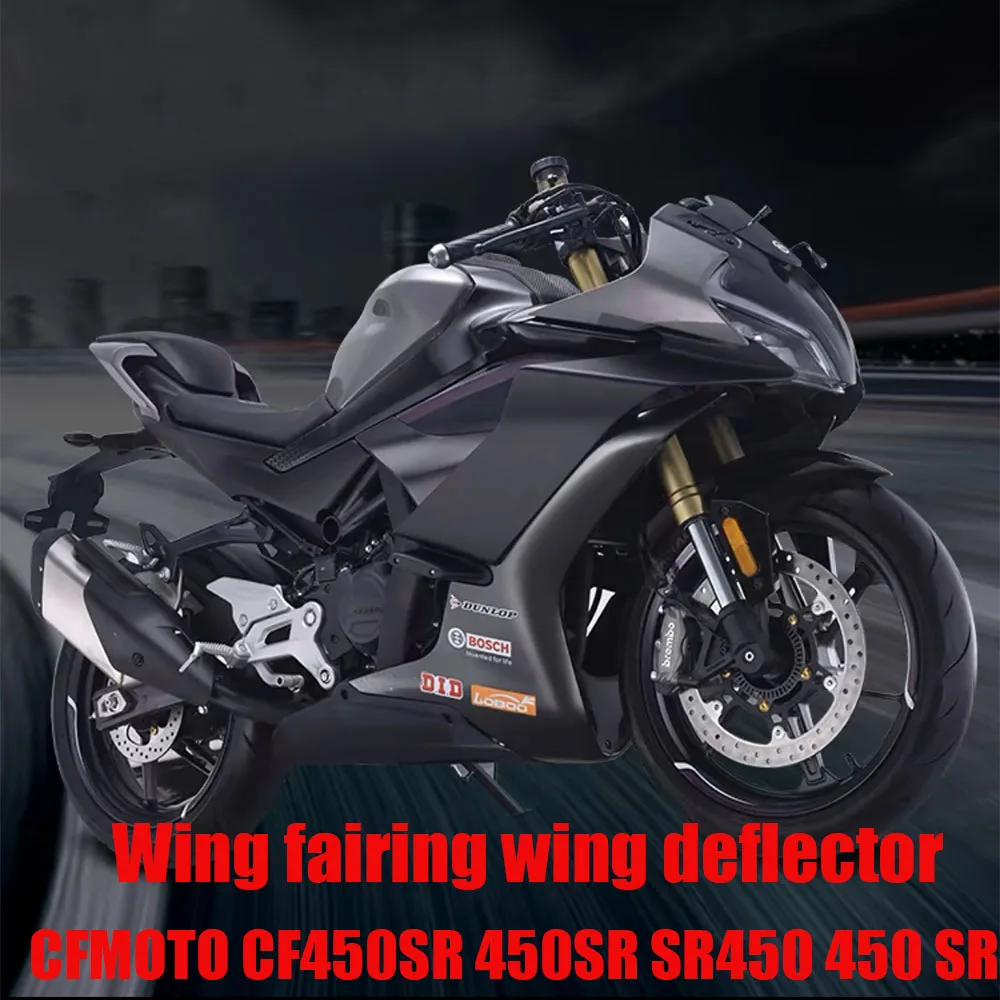 

New FOR CFMOTO CF450SR 450SR SR450 450 SR Motorcycle Parts Side Downforce Naked Spoilers Fixed Winglet Fairing Wings Deflectors