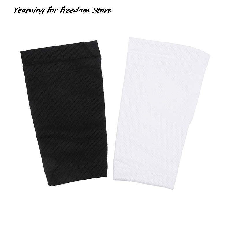 Sports Soccer Shin Guard Pad Sleeve Sock Leg Support Football Compression Calf Sleeve Shinguard Adult Teens Children 1 Pair shin guard pads soccer shin guards