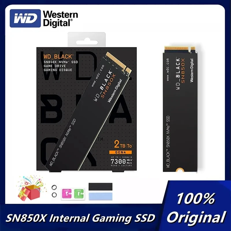 WD – disque dur interne SSD de jeu NVMe SN850X, 1 to, 2 to, avec