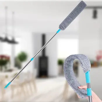 1/2/3pcs Cloth Retractable Dust Cleaner Under Appliance Microfiber Furniture Bedroom Sofa Bottom Household with Pole Washable 1