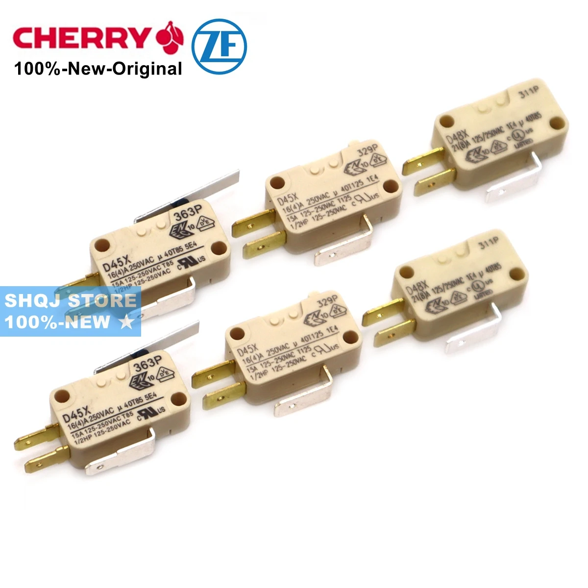 CHERRYZF100NEW5PCSD45X16AD48X21AMicroSwitchshorthandle10A