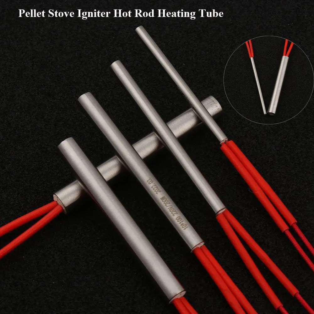Stainless Steel Gray Red Hot Rod Pellet Stove Igniter