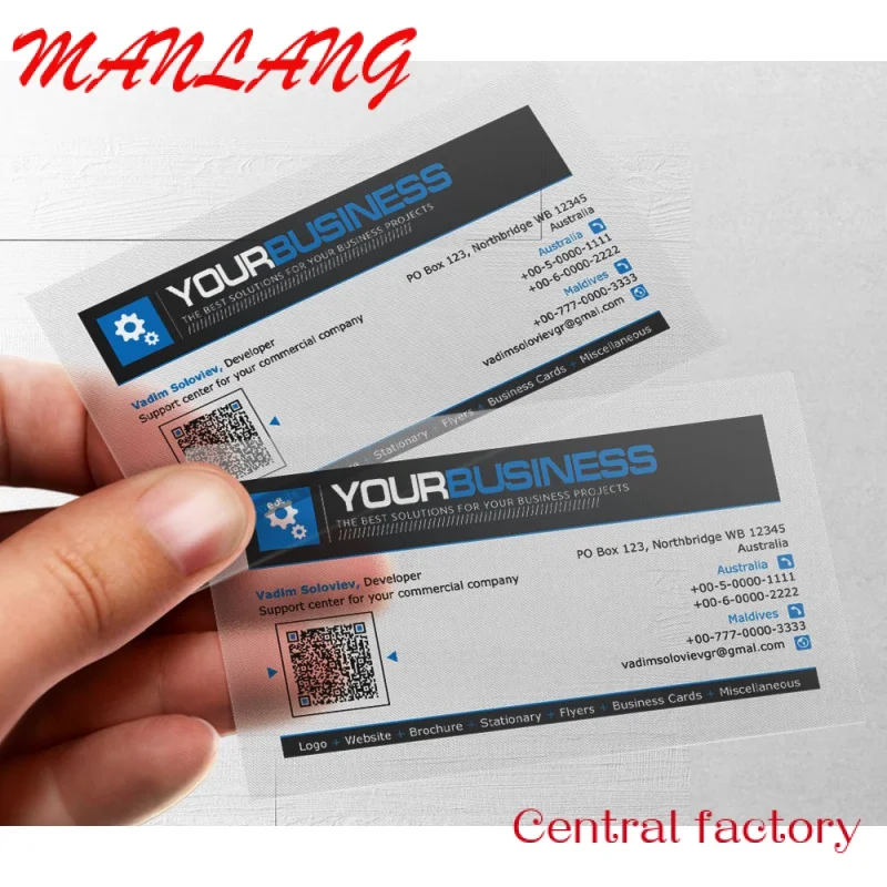 Custom  Waterproof Custom Printing Plastic Business Cards 300gsm 600gsm PVC Blank Membership Card Plastic Name Card custom waterproof custom printing plastic business cards 300gsm 600gsm pvc blank membership card plastic name card