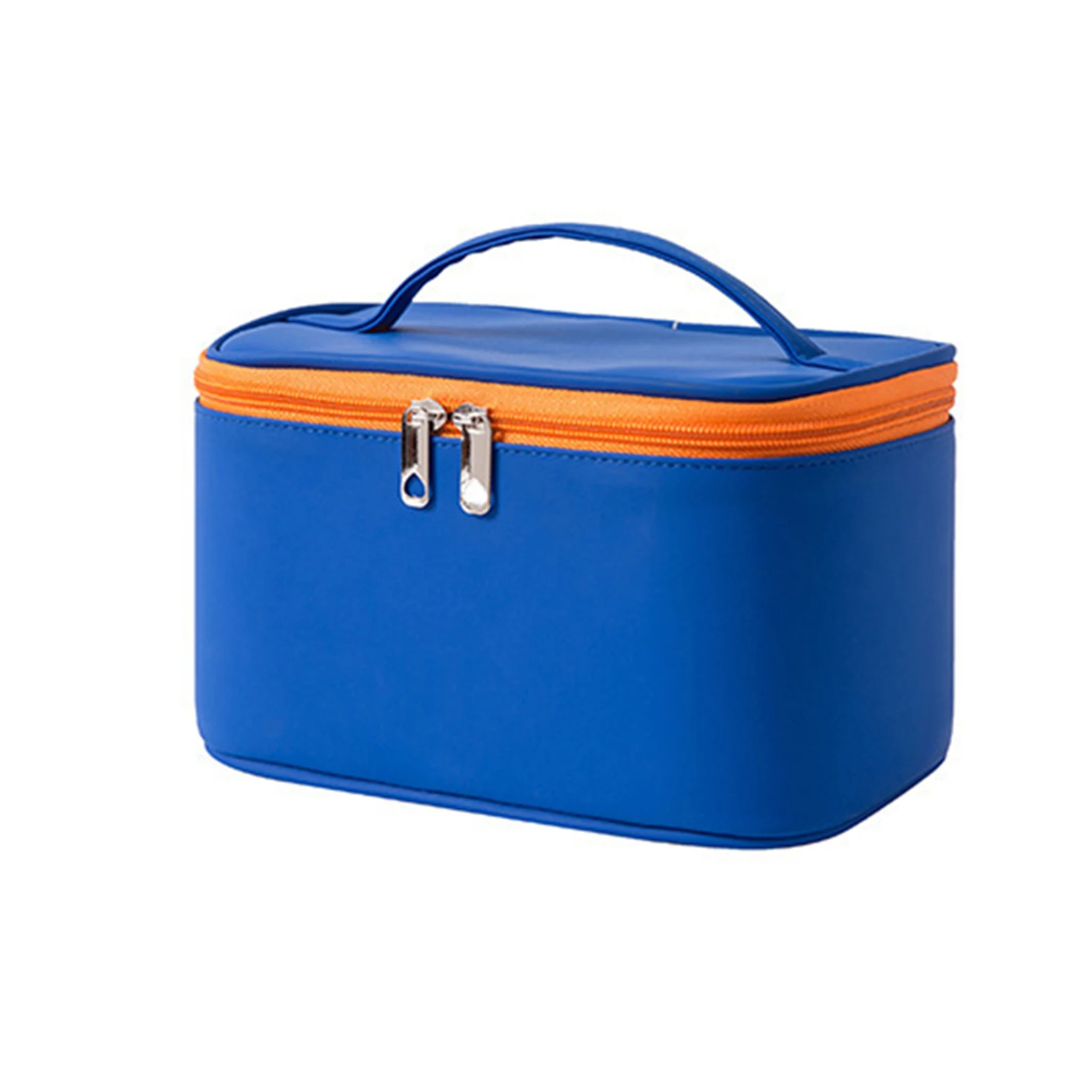 

Makeup Bag Makeup Bag Portable Travel Cosmetic Bag For Women Zipper Makeup Organizer Bag With Inner Pouch PU Leather Washable