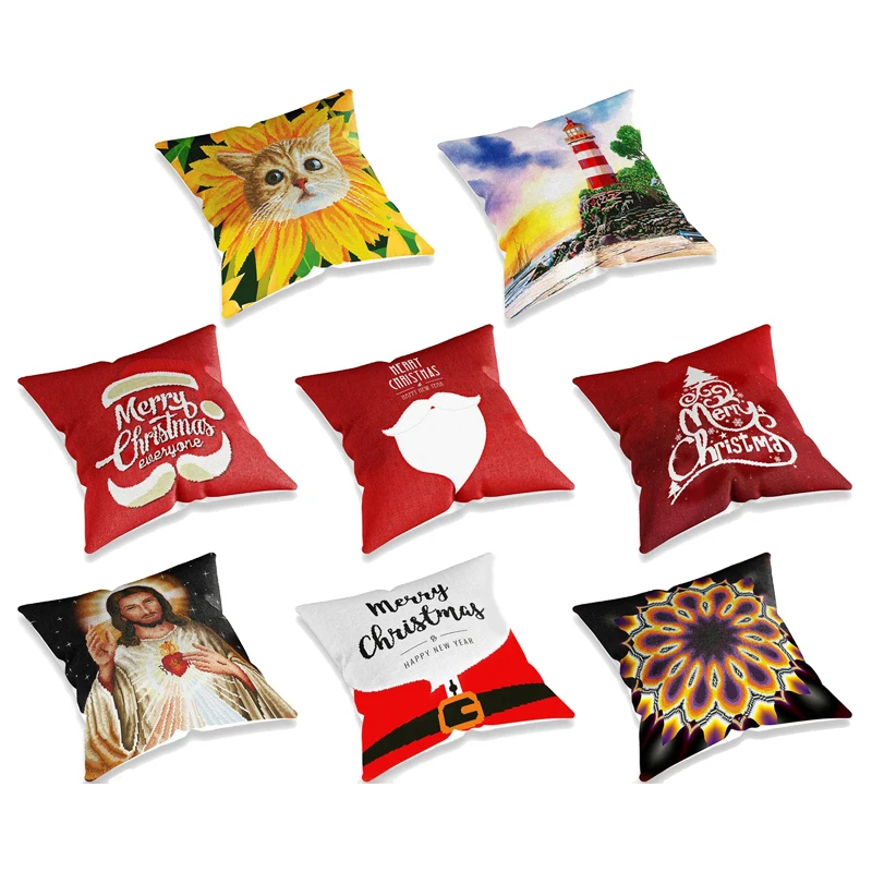 NewSpecialShapedDiamondPaintingPillowCaseCraftKitsCrystalDiy