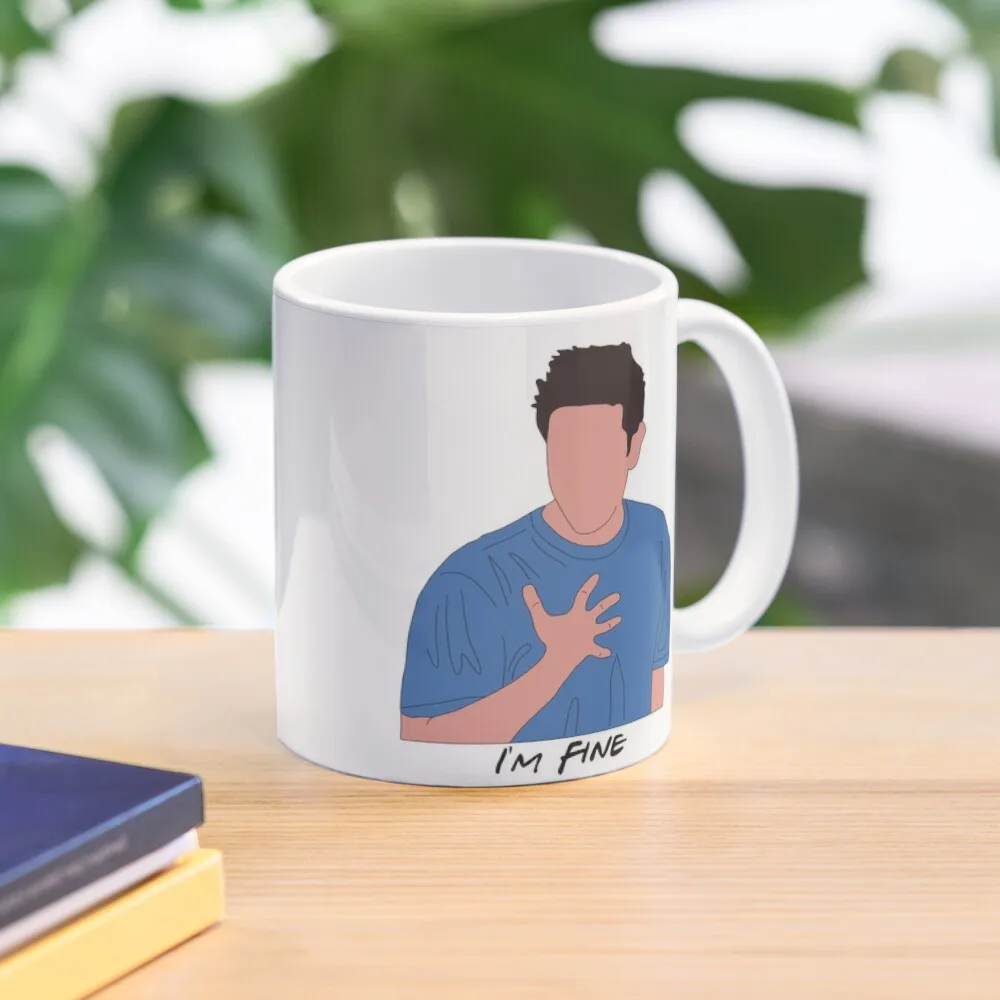 

Кружка для кофе Ross Geller I'm Fine, чашки для чая и термокружек