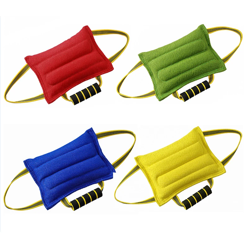 

Dog Training Bite Pillow, Large Dogs Tug Pillow, Strong Pull Toy, Sponge Handle Protection Cover, Puppy Training Supplies