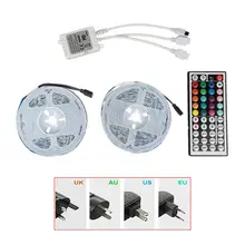 

USB LED Strip Light 5050 Flexible Ribbon, DIY Led Light Strip Diode 44 Keys Infrared Remote Control Desk TV Background Lighting