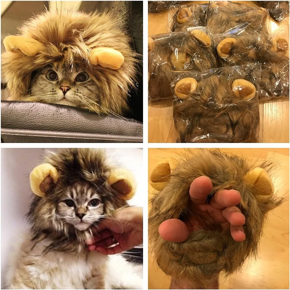 Lion Mane Pet Costume 3