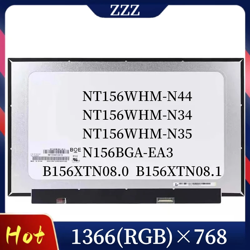 Nt156Whm-N44 V8.0 B156Xtn08.1 Nt156Whm-N34 B156Xtn08.0 N156Bga-Ea3 15.6 "Display Lcd Laptop Matrix 1366*768 Edp 30 Pin