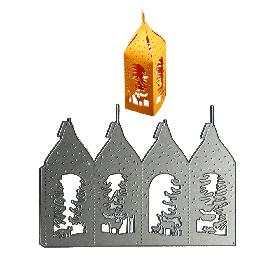 

Paper bag box Scrapbooking Cutting Dies Yiwu stock clearance DIY Paper gift Card Making metal craft Album decoration