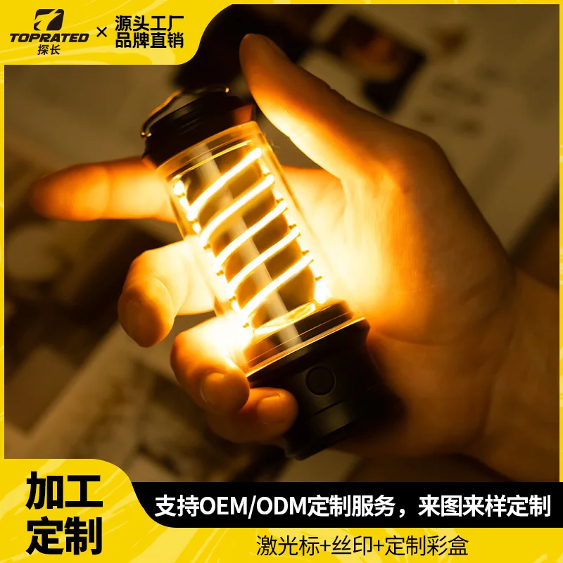 

Multi-function Camping Light Portable Outdoor Camping Lantern With Magnet Emergency Light Hanging Tent Light Powerful Work Lamp
