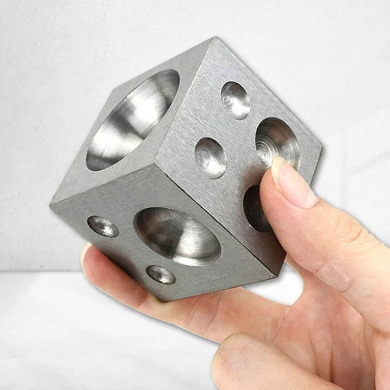 F19D Professional Dapping Doming Block ݼ   Square Bezel Mandrel
