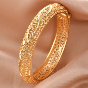 Marocco Braccialetti color oro da sposa di lusso per donne Ragazze da sposa musulmano arabo abito da sposa gioielli accessori da sposa