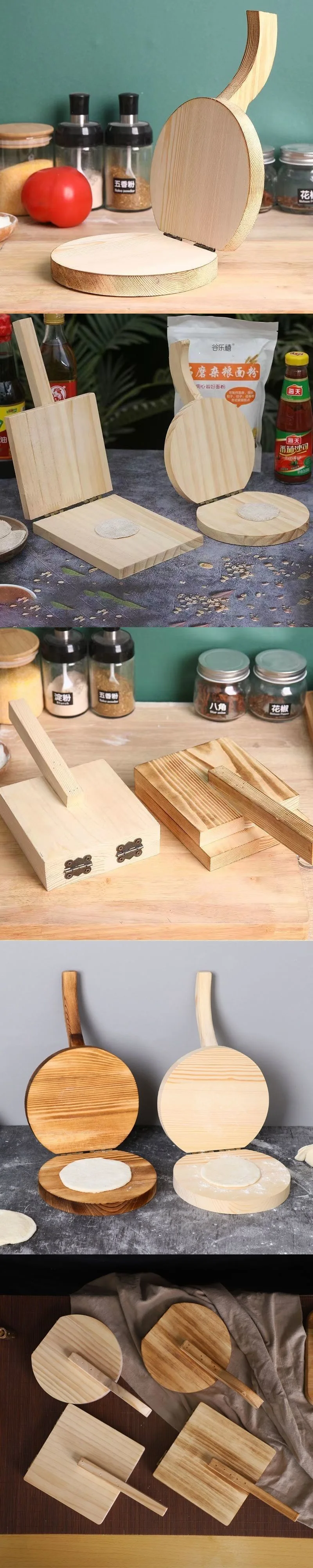 Moule à Raviolis En Bois – Planche à Pâtes Fraîches – Fabrication Artisanale Française (10x10 Cm)