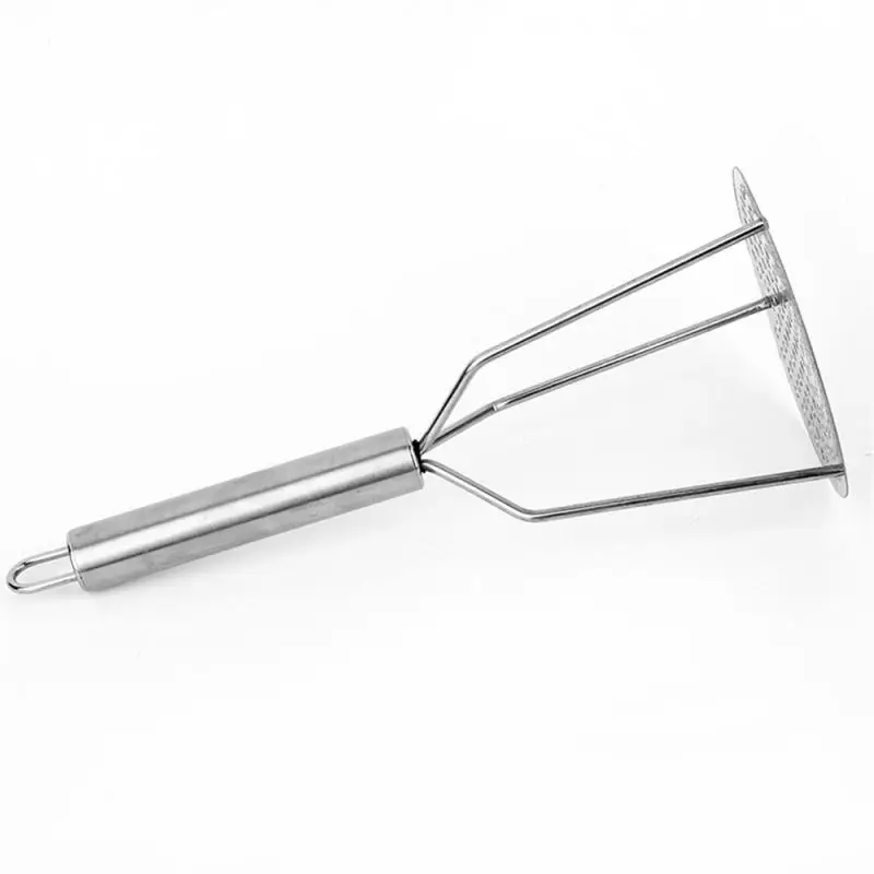 Potato Masher Potatoes Crusher Stainless Steel Pressed Potato Masher Ricer Puree Juice Maker Potato Pusher Smooth Mashed Fruit Tools Kitchen