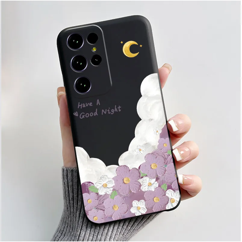 Aesthetic Cute Cat Cartoon Black Soft Silicone Shockproof Phone Case