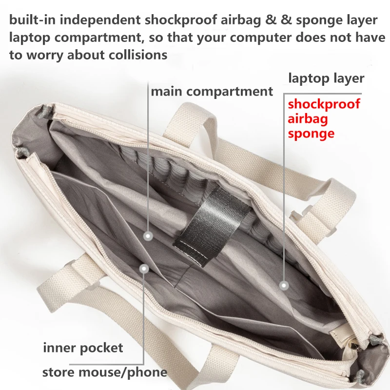 Women Laptop Work Briefcase Handbag 4