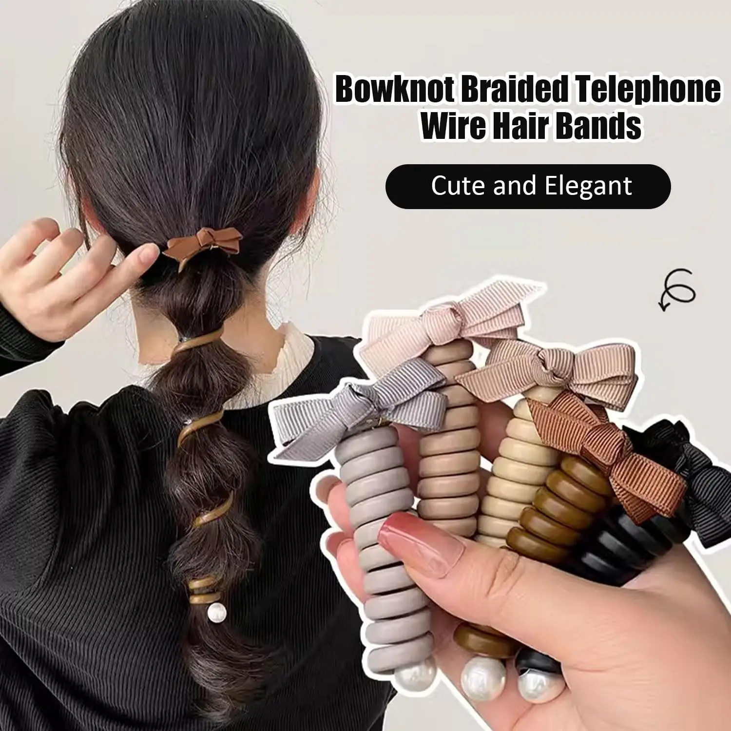 ★GLOWNY★BOW SCRUNCHIE (WHITE)★正規品/韓国直送料込/人気 BOW SCRUNCHIE (WHITE MELANGE) - GLOWNY
