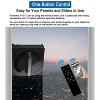 Robot Window Cleaner Purerobo W-V1S With Vibration&Dual Water Spray，High Vacuum Suction，Home Glass Cleaning Window Cleaner Robot 2