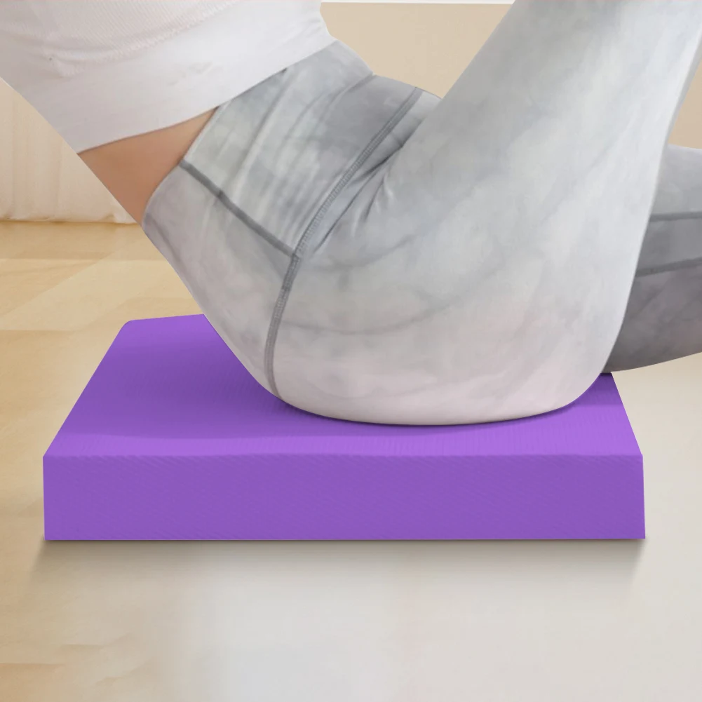 Yoga Balance Pad Anti Slip Exercise Balance Pad Thickened Fitness Balancing Foam Cushion Mat for Physical Therapy
