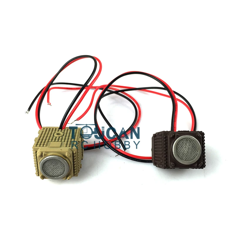 Yeux Rouges Noirs pour Char Henglong 1/16 T90 RC - Pièce Améliorée