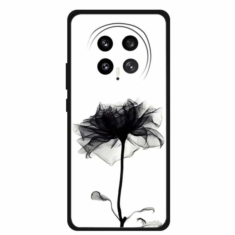 Shockproof Black Silicone Phone Case - Soft and Durable Back Cover