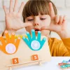 Finger Counting Math Toys for Toddler Montessori Educational Learning Number Blocks Toy Arithmetic Teaching Aids Kids Gift 4