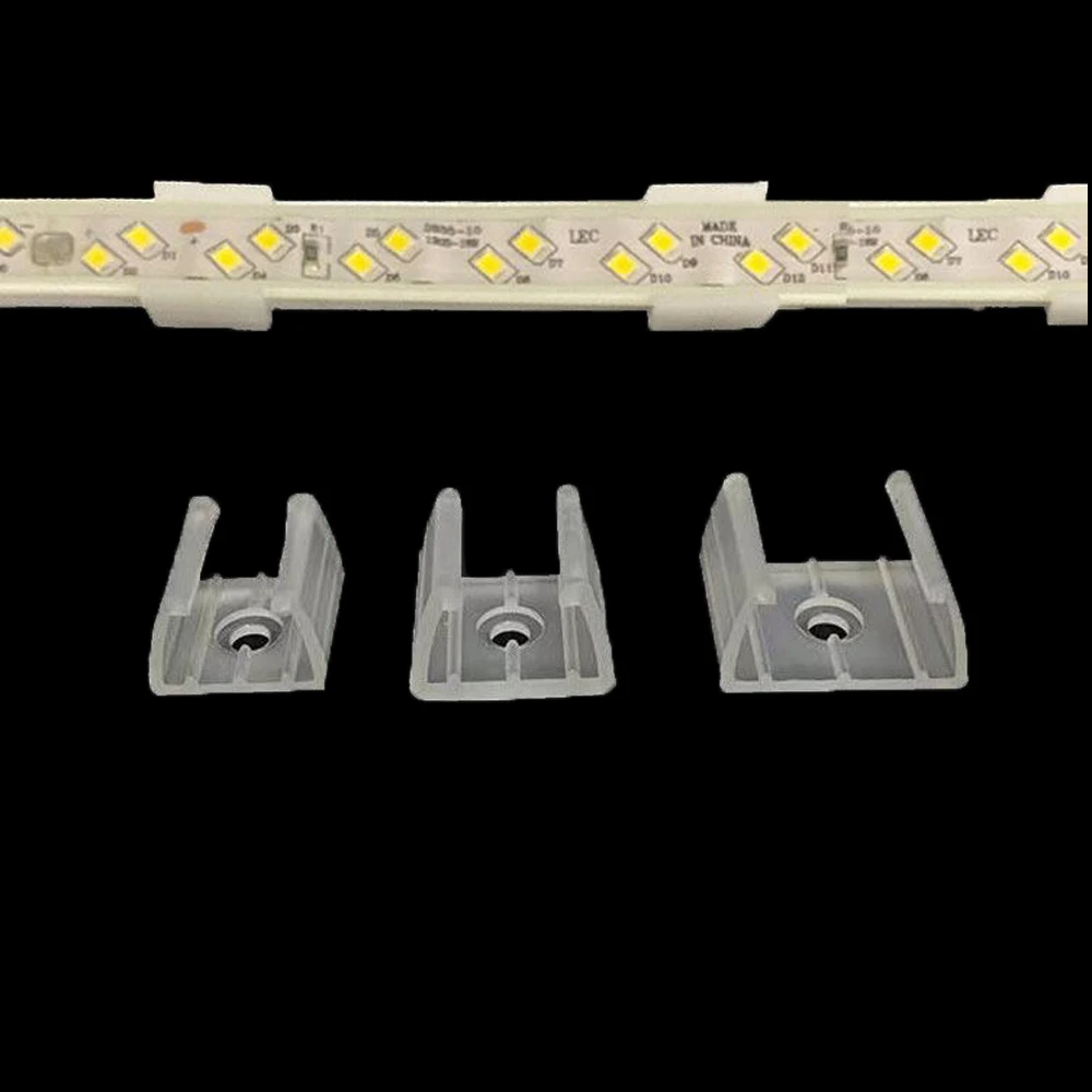 Led Connector 6mm 8mm 10mm 12mm LED Strip Fix Clips Holder Connector LED Accessories for Neon Light Mounting Fixing on Wall