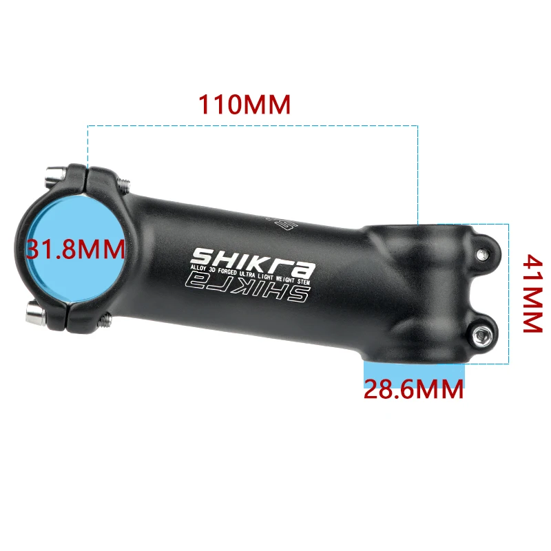 SHIKRA MTB Stem Bicycle Power Mountain Road Bike Table 7 Degree Handlebar Stem 31.8mm 35/45/55/60//65/70/80/90/100/110MM Power