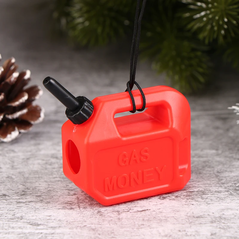 1PC Christmas Gas Can Ornament With Money Pendant Gas Can Christmas Ornament Funny Money Holder For XMAS Tree Holiday Decor
