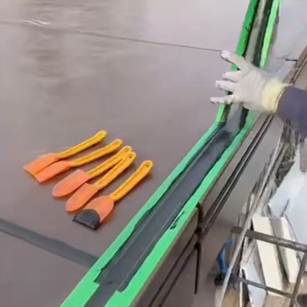 5PCS Rubber Caulking Tool Caulk Finishing Tool Multifunctional Sealant Spatula Spreader Silicone Caulk Finishing Smoothing Tool