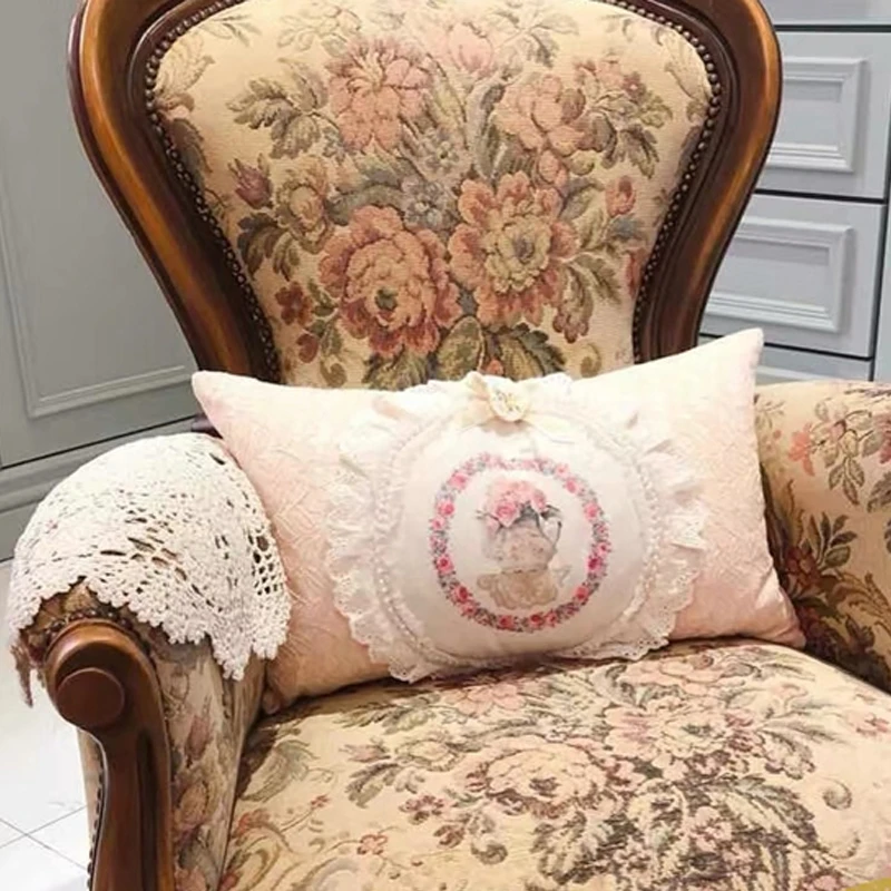Lace Pillow Case Living Room Home Sofa Decorative Pillow Korean