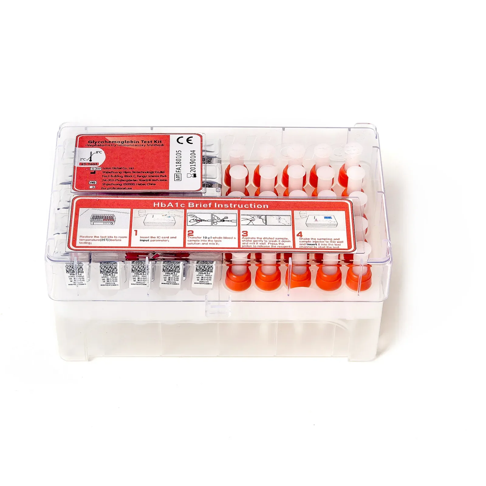 Hipro HP-AFS/1 A1 HBA1C TSH HSCRP+CRP LH CtnI D-Dimer AFP PSA 25pcs Per Box