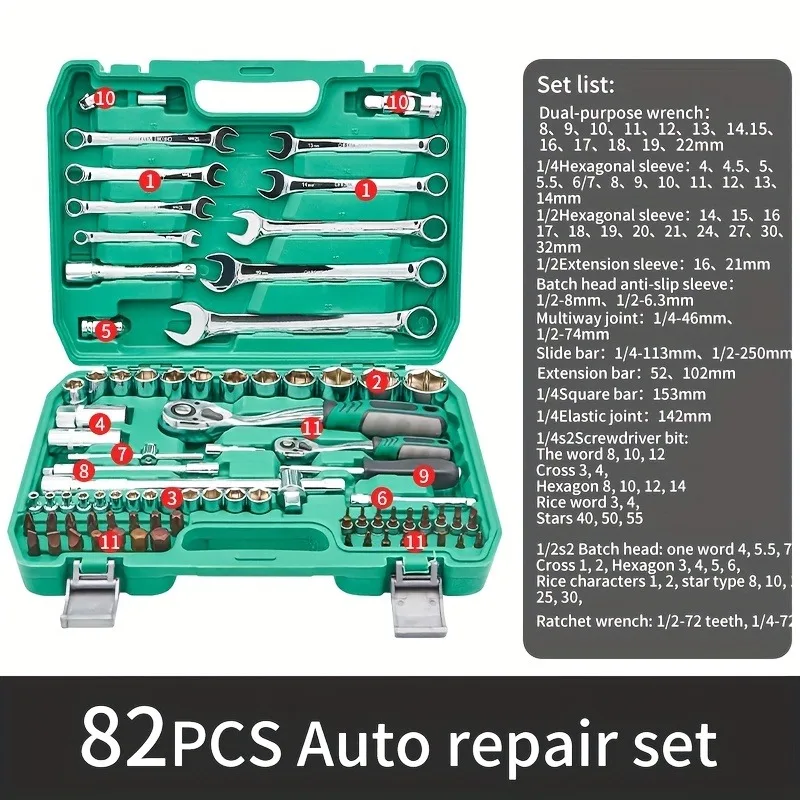 

Socket Wrench German Car Repair And Repair Car Combination With Car Zhongfei Toolbox Set Xiaofei Complete