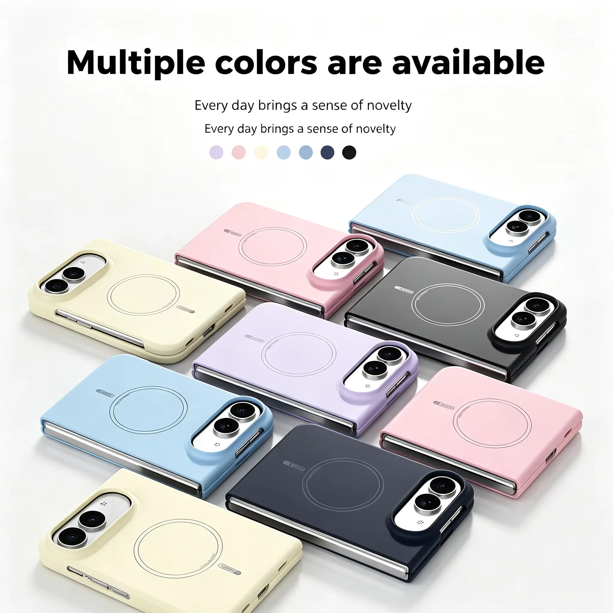 Liquid Silicone Magnetic Phone Case - Shockproof & Wireless Charging Compatible Cover